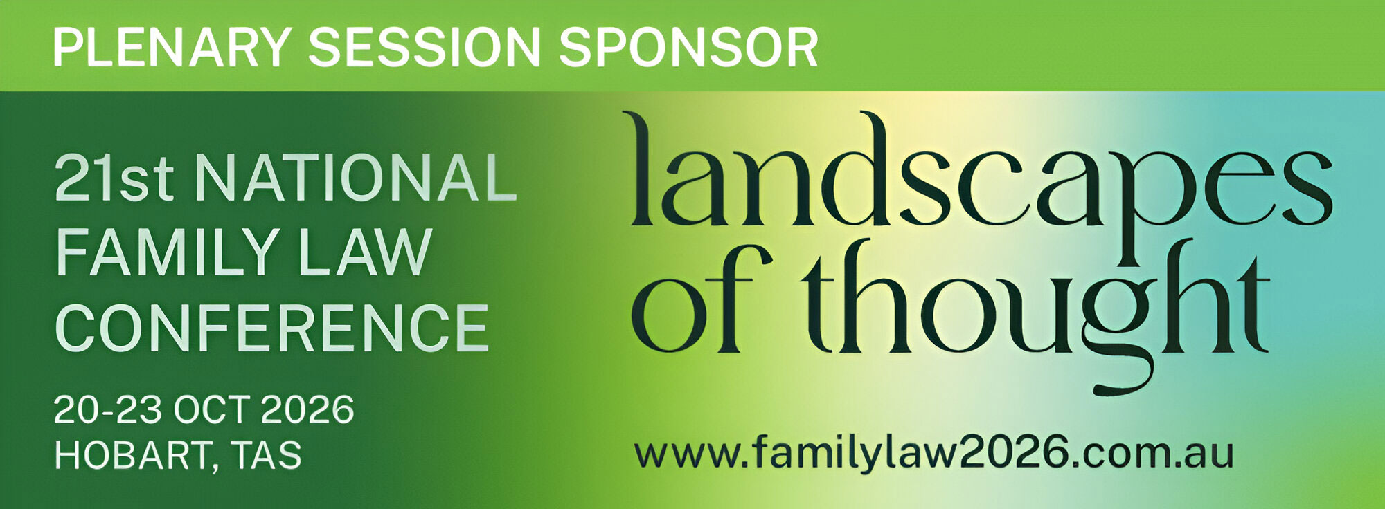 Event sponsor ad